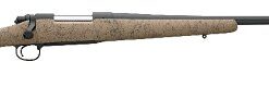 Remington 700 North American Bolt Action Rifle 87263, 270 Winchester, 24 in, Desert Tan w/Black Webbing Stock, Blue Finish, 4 Rds